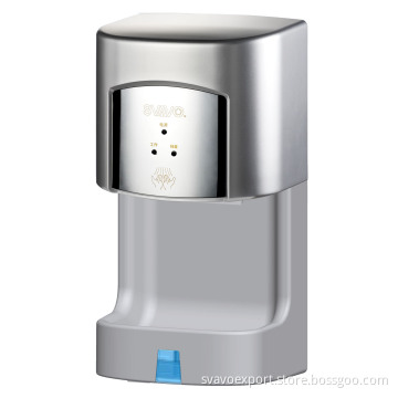 Hand Dryer Silver & Chrome Color with Base V-182s